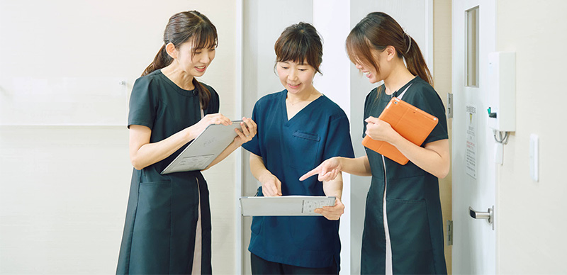 風通しがよく、助け合えるチームワーク